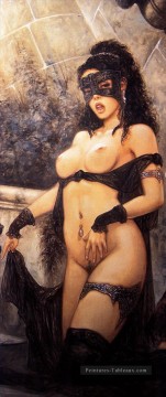 dome masturbation femme sexy nue Peinture à l'huile